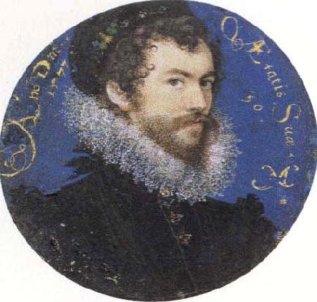 Nicholas Hilliard Self-Portrait,Aged Thirty oil painting picture